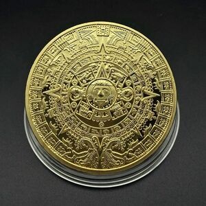 Mayan Calendar Coin (with protective cover and stand) collectors item